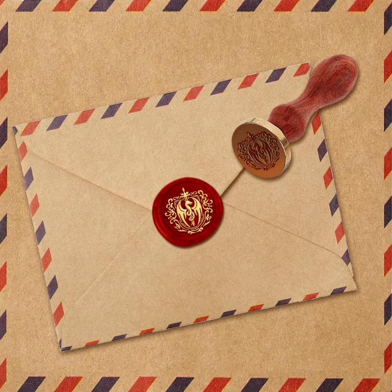 1pc Drago Spada Sigillo di Cer - Wax Seal Stamp Set recensione e prezzo