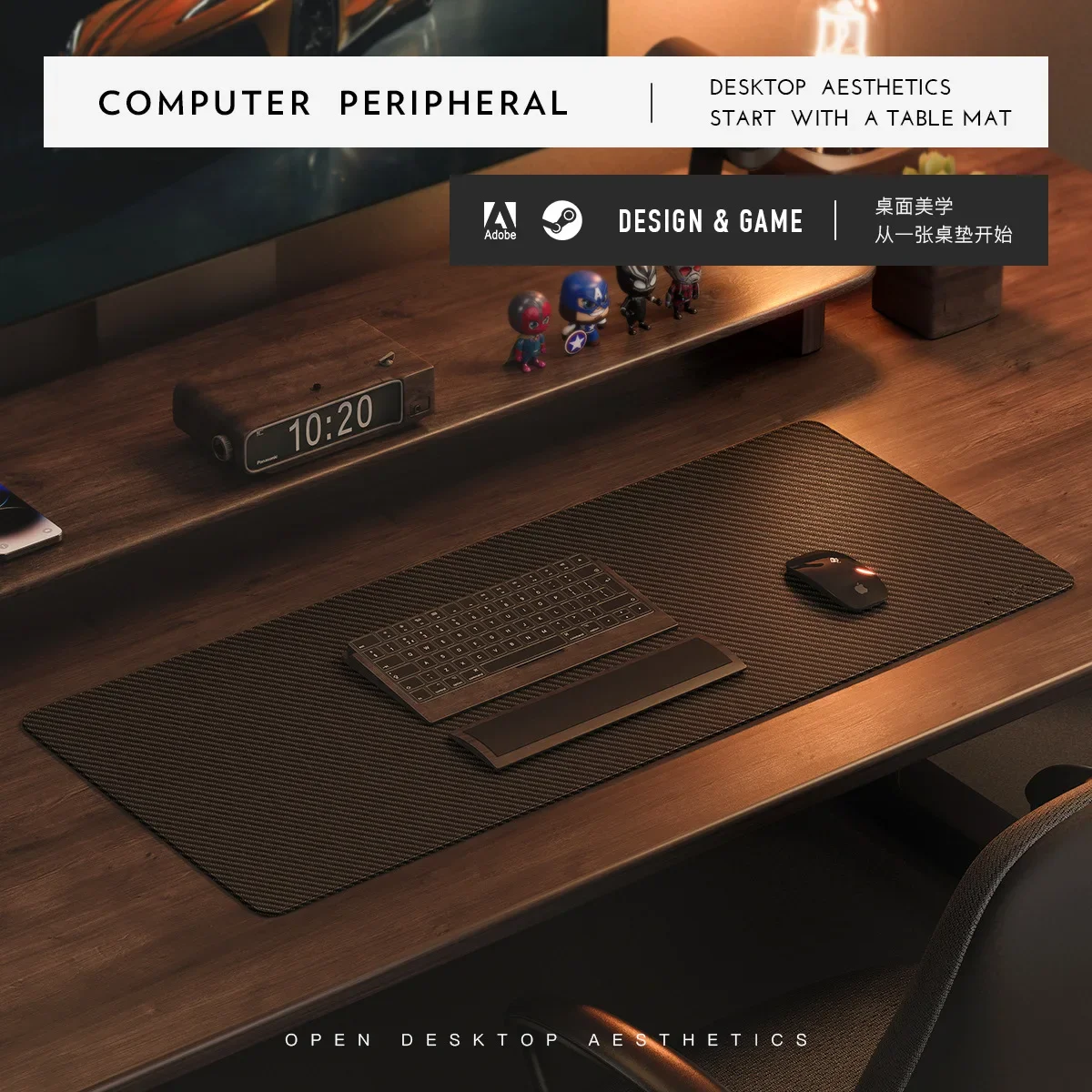 Tappetino per mouse in pelle c - Leather Desk Pad recensione e prezzo