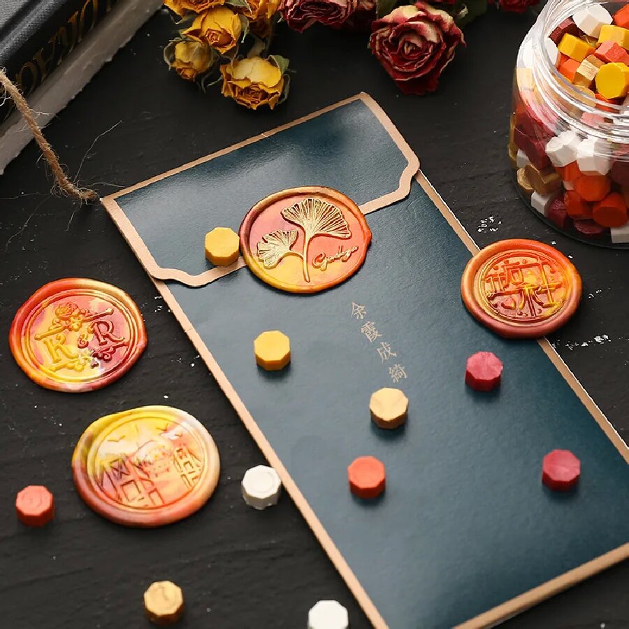200 pz/borsa Ottagono Colore M - Wax Seal Stamp Set recensione e prezzo