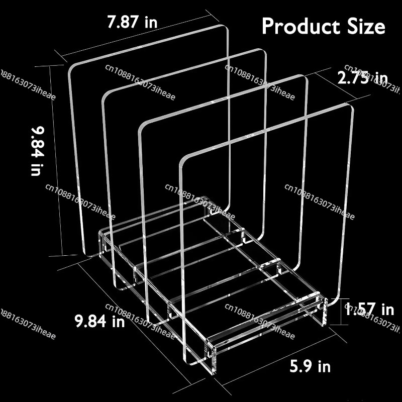 Portariviste in acrilico trasp - Magazine Holder Rack recensione e prezzo